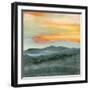 Over Blue-Karen Suderman-Framed Art Print