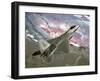 Over California, an F/A-22 Raptor Files a Training Mission Here-Stocktrek Images-Framed Photographic Print