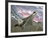 Over California, an F/A-22 Raptor Files a Training Mission Here-Stocktrek Images-Framed Photographic Print