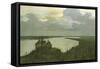 Over Eternal Tranquility-Isaac Levitan-Framed Stretched Canvas