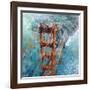 Over Golden Gate-Mark Lague-Framed Art Print