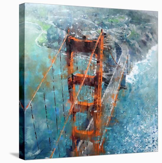 Over Golden Gate-Mark Lague-Stretched Canvas