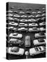 over Head View of Several Rows of New Packard Cars-Walter Sanders-Stretched Canvas