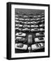 over Head View of Several Rows of New Packard Cars-Walter Sanders-Framed Photographic Print