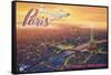 Over Paris-Kerne Erickson-Framed Stretched Canvas