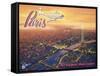 Over Paris-Kerne Erickson-Framed Stretched Canvas