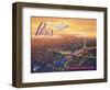 Over Paris-Kerne Erickson-Framed Art Print