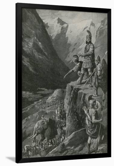 Over the Alps to the Gates of Rome-Charles Mills Sheldon-Framed Giclee Print