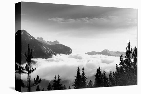 Over the Clouds, Banff National Park, Alberta-null-Stretched Canvas