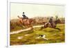 Over the Ditch (Late 19th Century)-George Derville Rowlandson-Framed Giclee Print