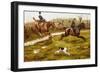 Over the Ditch (Late 19th Century)-George Derville Rowlandson-Framed Giclee Print