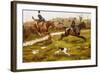 Over the Ditch (Late 19th Century)-George Derville Rowlandson-Framed Giclee Print