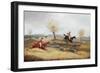 Over the Fence-Henry Thomas Alken-Framed Giclee Print