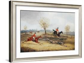 Over the Fence-Henry Thomas Alken-Framed Giclee Print