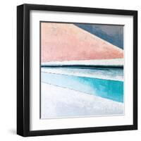 Over the hill-Hyunah Kim-Framed Art Print