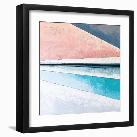 Over the hill-Hyunah Kim-Framed Art Print