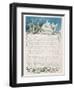 Over the Hills...'-William Blake-Framed Giclee Print