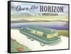 Over the Horizon Vacationer-null-Framed Stretched Canvas