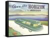 Over the Horizon Vacationer-null-Framed Stretched Canvas