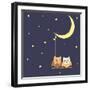 Over the Moon-Ekaterina Garyuk-Framed Art Print