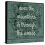 Over the Mountains & Through the Woods - 1881, Yellowstone National Park 1881 Map-null-Stretched Canvas