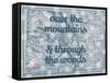 Over the Mountains & Through the Woods - 1890, United States, Colorado, North America, Colorado Map-null-Framed Stretched Canvas