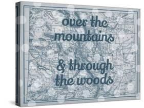 Over the Mountains & Through the Woods - 1890, United States, Colorado, North America, Colorado Map-null-Stretched Canvas
