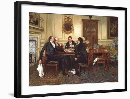 Over the Nuts and Wine-Walter Dendy Sadler-Framed Premium Giclee Print