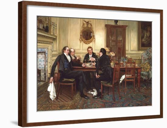 Over the Nuts and Wine-Walter Dendy Sadler-Framed Premium Giclee Print