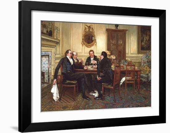 Over the Nuts and Wine-Walter Dendy Sadler-Framed Premium Giclee Print