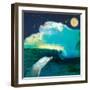 Over The Ocean-Nancy Tillman-Framed Art Print