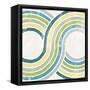 Over the Rainbow II Green-Moira Hershey-Framed Stretched Canvas