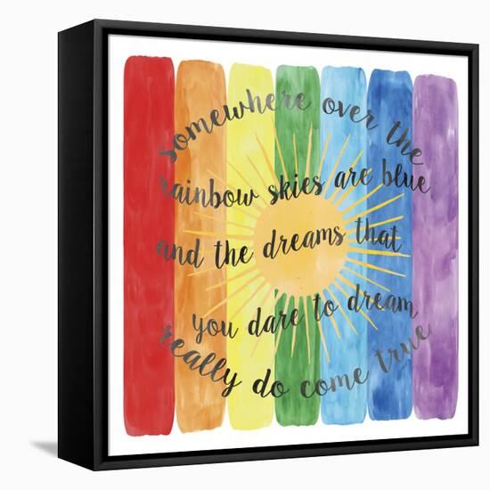 Over the Rainbow-Erin Clark-Framed Stretched Canvas