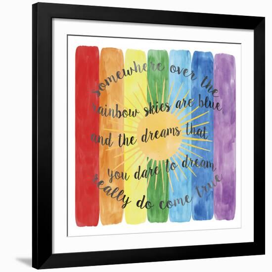 Over the Rainbow-Erin Clark-Framed Giclee Print