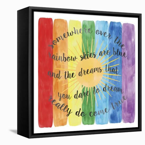 Over the Rainbow-Erin Clark-Framed Stretched Canvas