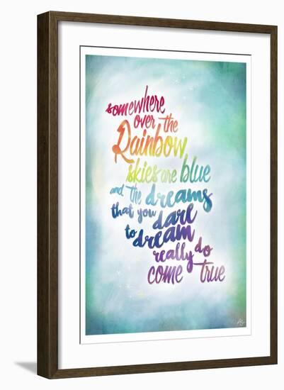 Over the Rainbow-Kimberly Glover-Framed Giclee Print