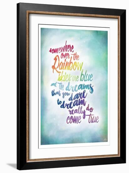 Over the Rainbow-Kimberly Glover-Framed Giclee Print