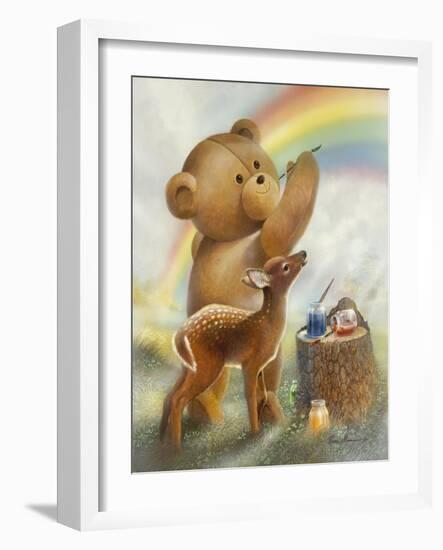 Over the Rainbow-Ruane Manning-Framed Art Print