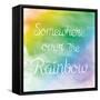 Over The Rainbow-Lauren Gibbons-Framed Stretched Canvas