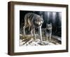 Over the Ridge Wolves-Jeremy Paul-Framed Giclee Print