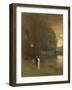 Over the river-George Inness-Framed Giclee Print