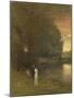 Over the river-George Inness-Mounted Giclee Print