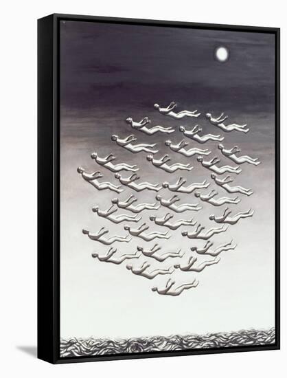 Over the Sea 1, 1993-Evelyn Williams-Framed Stretched Canvas