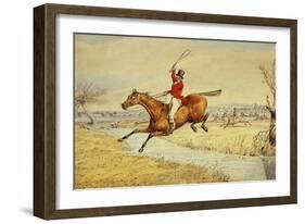 Over the Stream-Henry Thomas Alken-Framed Giclee Print