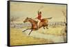 Over the Stream-Henry Thomas Alken-Framed Stretched Canvas