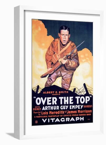 Over the Top', Film Poster, 1918-null-Framed Giclee Print