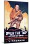 Over the Top', Film Poster, 1918-null-Mounted Giclee Print