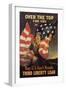 Over the Top for You, Third Liberty Loan-Reisenberg-Framed Art Print