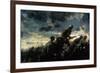 Over the Top, Neuville-Vitasse, 1918-Alfred Bastien-Framed Giclee Print