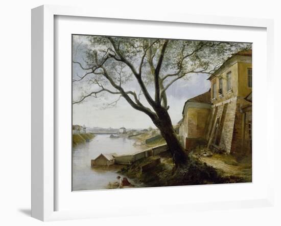 Over the Yauza River in Moscow, 1860-Alexander Pavlovich Popov-Framed Giclee Print